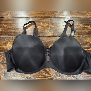 Brand new with tags torrid 42C wired push up bra all black with crisscross front